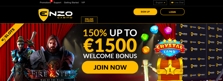 Enzo Casino Bonus info