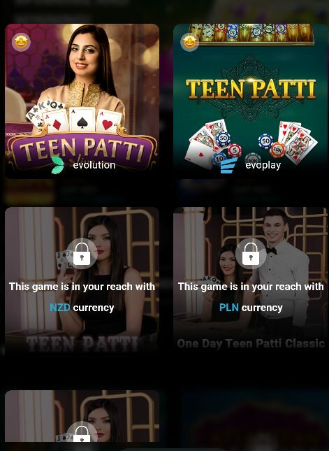 Teen Patti Game at LevelUp Casino