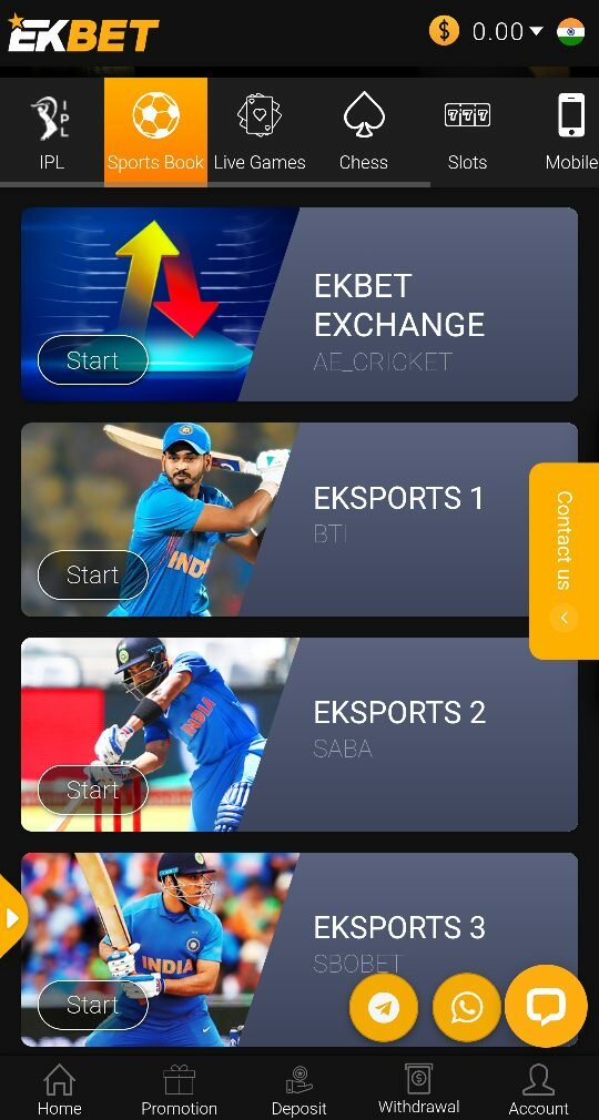 Ekbet Sports Betting